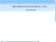 Tablet Screenshot of bio-medenginc.com